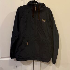 L.L. Bean Men's Black Anorak
